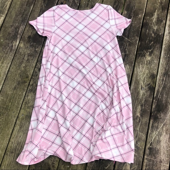 Pink Plaid LULAROE Tunic Top/Dress - Picture 4 of 6